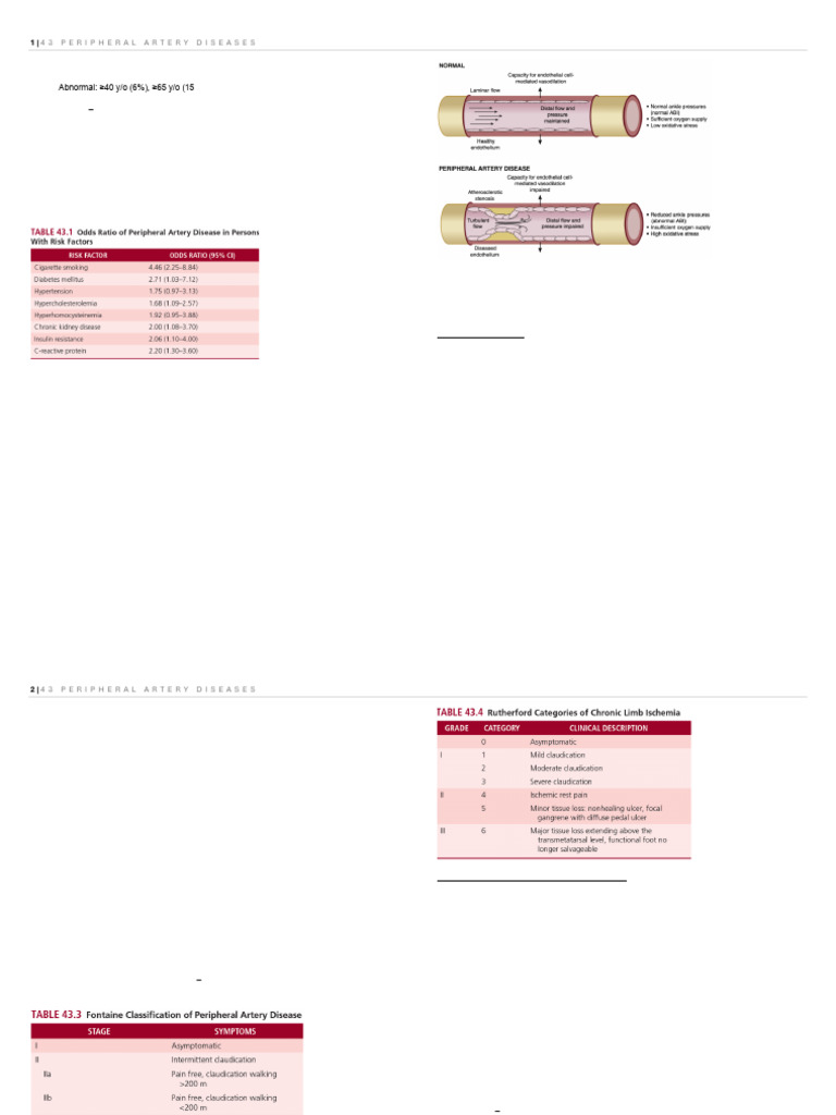 Understanding Peripheral Artery Disease | PDF | Blood Pressure ...