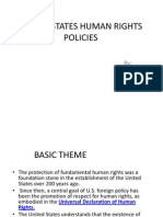 United States Human Rights Policies