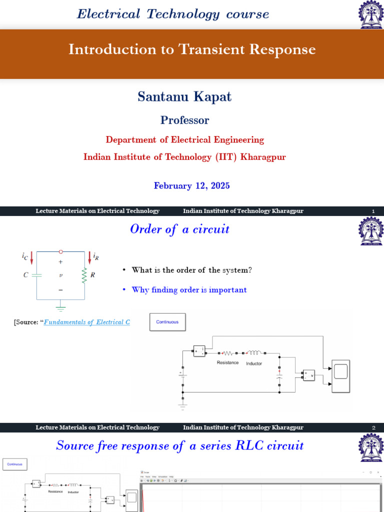 ET Class Notes - Lecture 10 - Feb - 12 | PDF | Electrical Network ...
