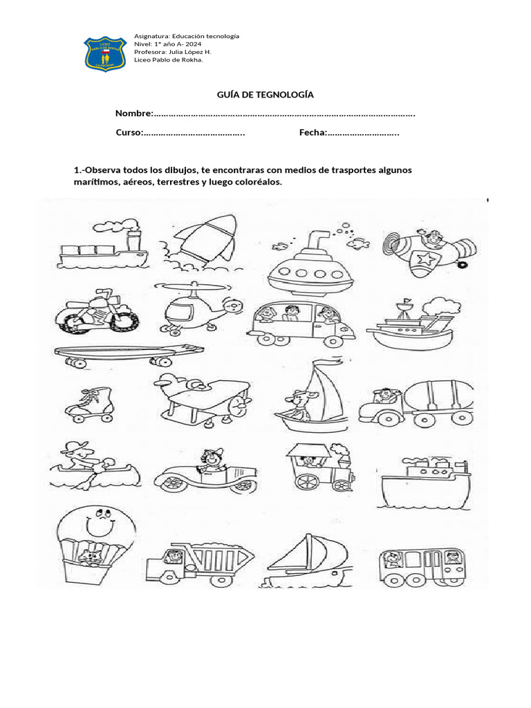 Guia de Tecnologia Primero 2 | PDF