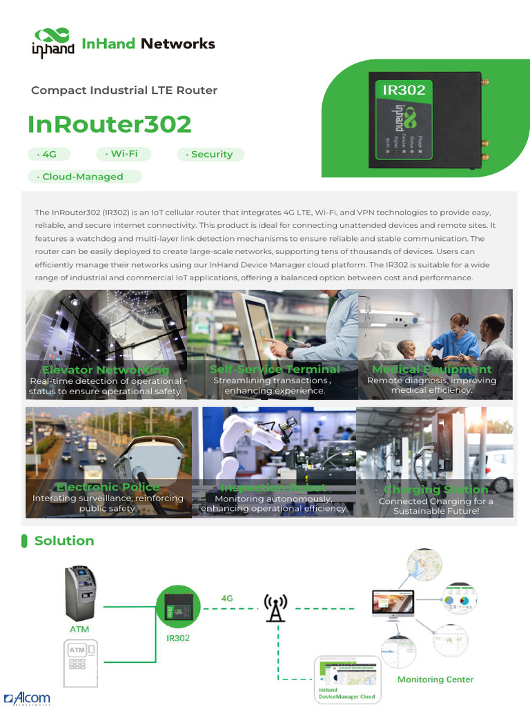 InRouter302 Industrial Cellular Router Specs | PDF | Computer Network ...