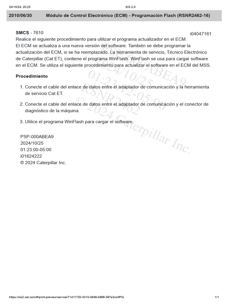Uso de WinFlash para actualizar ECM | PDF