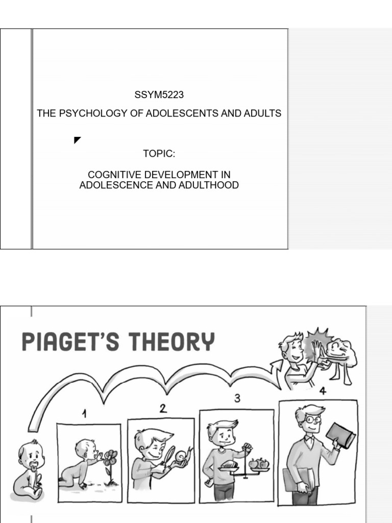COGNITIVE DEVELOPMENT in Adolescence and Adulthood | PDF | Thought ...