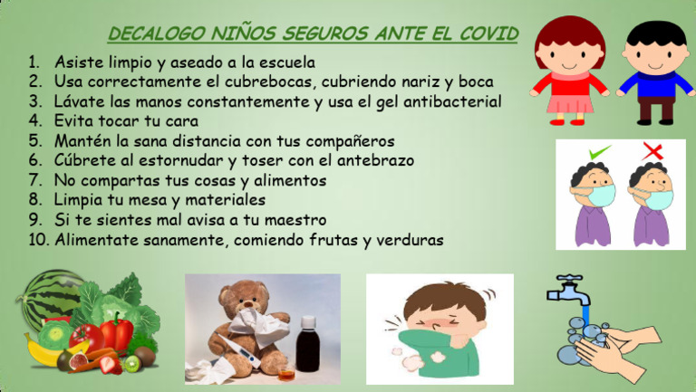 Decalogo de Niños Seguros Ante Covid | PDF