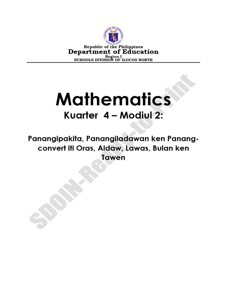 ADM MATH 3 Q4 Week2 Mod2 EDITED 4.29.2021 JBM QAed | PDF