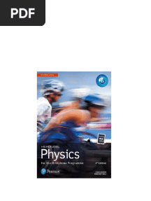 Pearson Physics for the IB Diploma Higher Level 3rd Edition Emma Micthell pdf download