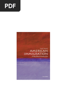 American Immigration A Very Short Introduction 1st Edition David A. Gerber download