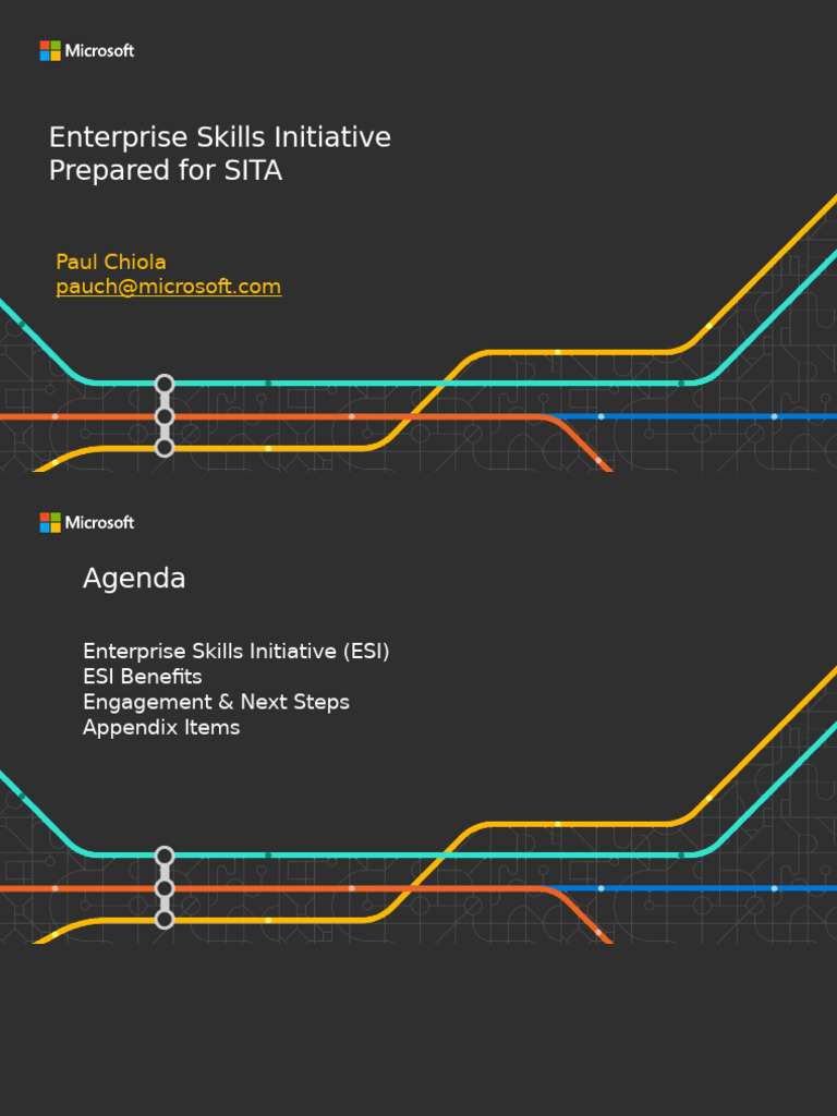 Enterprise Skills Initiative Overview | PDF | Microsoft Azure | Cloud ...
