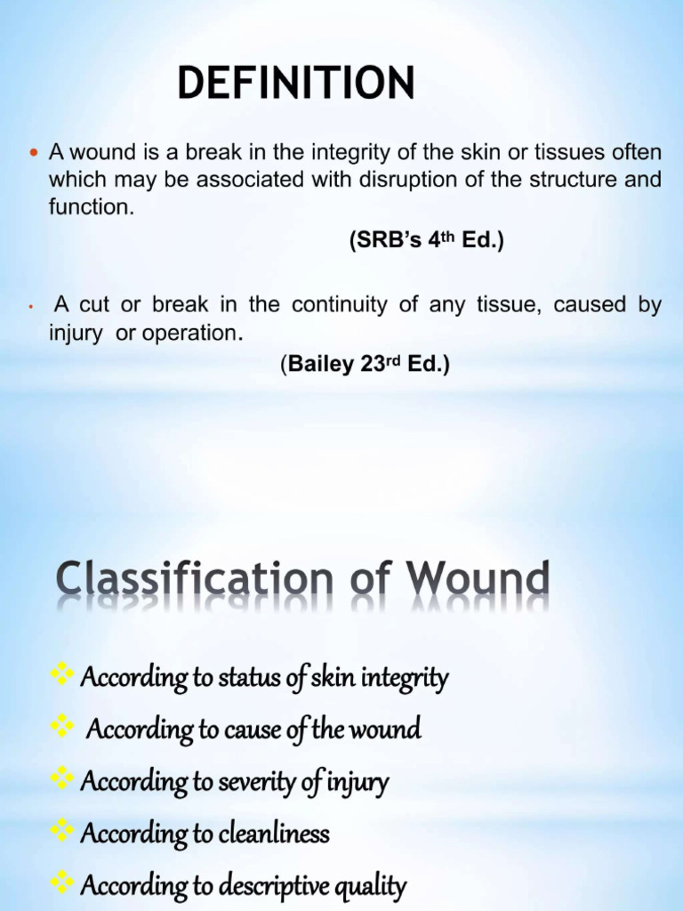 Wound Healing | PDF