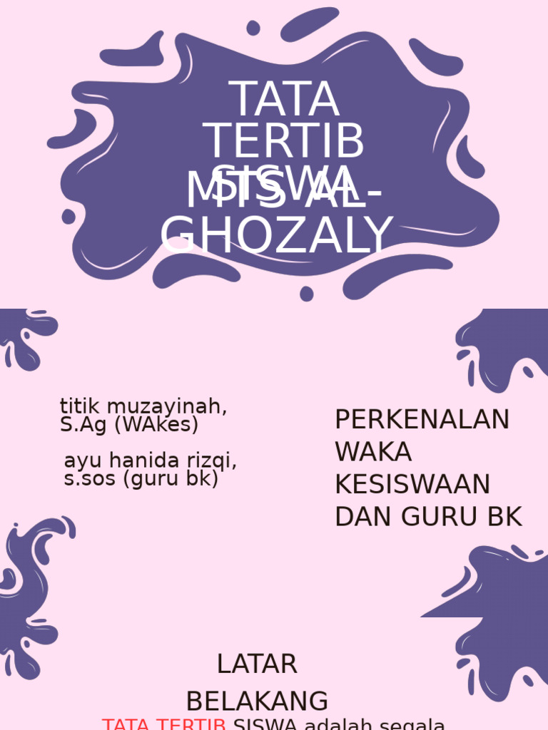 Tata Tertib Dan Sangsi | PDF