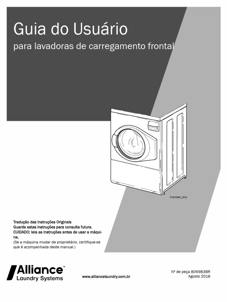 Manual da Lavadora Speed Queen | PDF | Roupas | Máquina de lavar roupa