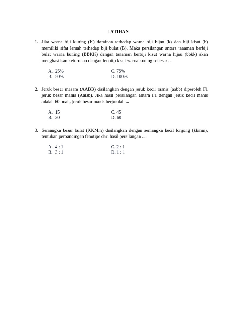 LATIHAN | PDF