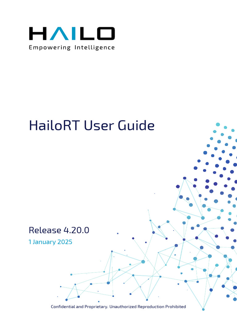 Hailort 4.20.0 User Guide | PDF | Command Line Interface | Parameter  (Computer Programming)