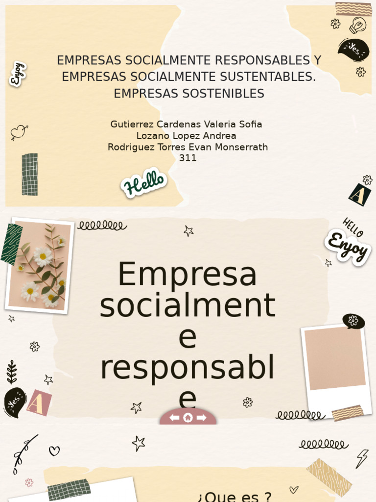Empresas Sostenibles y Responsables | PDF | Sustentabilidad | Business