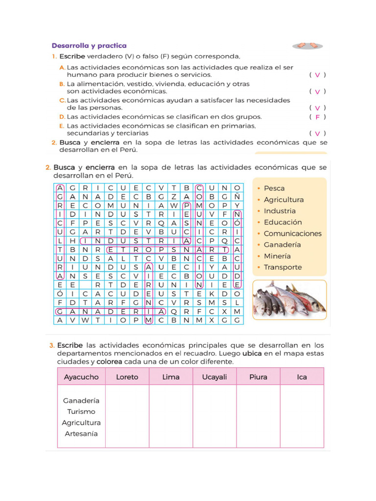 Ficha de Personal Social Tercer Grado | PDF