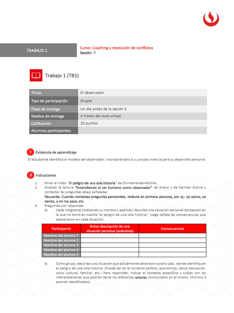 TB 1 | PDF | Cognición | Aprendizaje