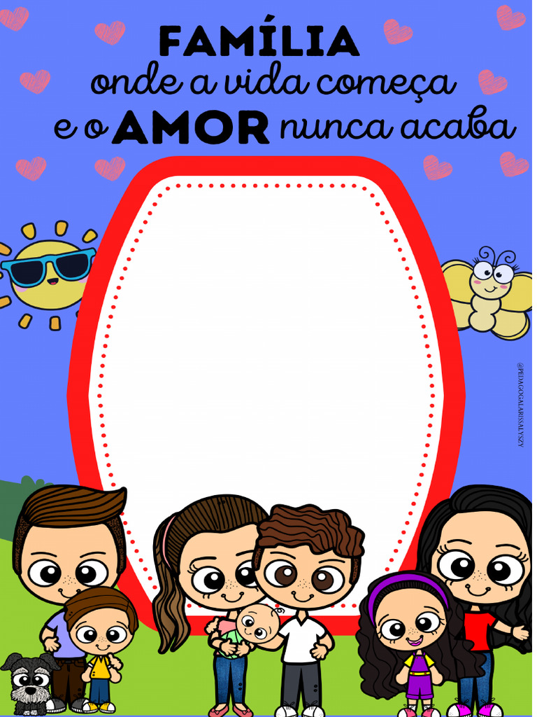 Dia Da Familia Mural Para Foto-1 | PDF