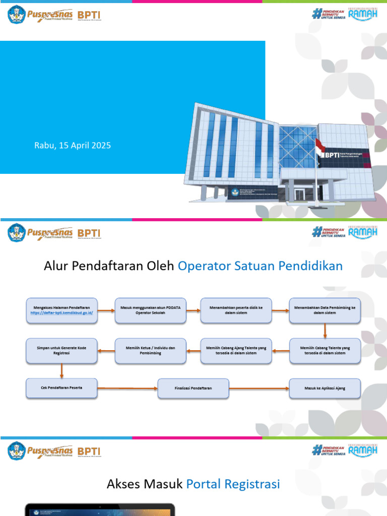 Panduan Pendaftaran BPTI 2025 | PDF