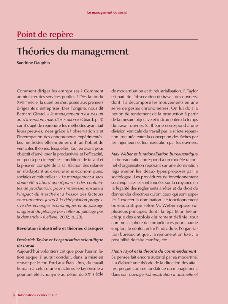 Theories Du Management | PDF | Motivation | Motivant