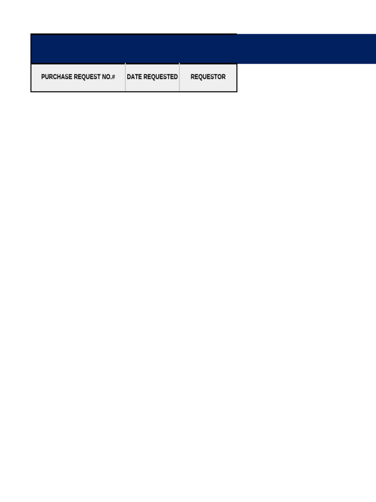Technical Team Purchase Request Form | PDF