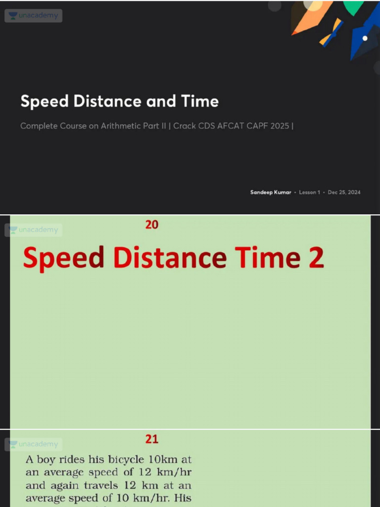 Speed Distance and Time No Anno 1738537828981 | PDF