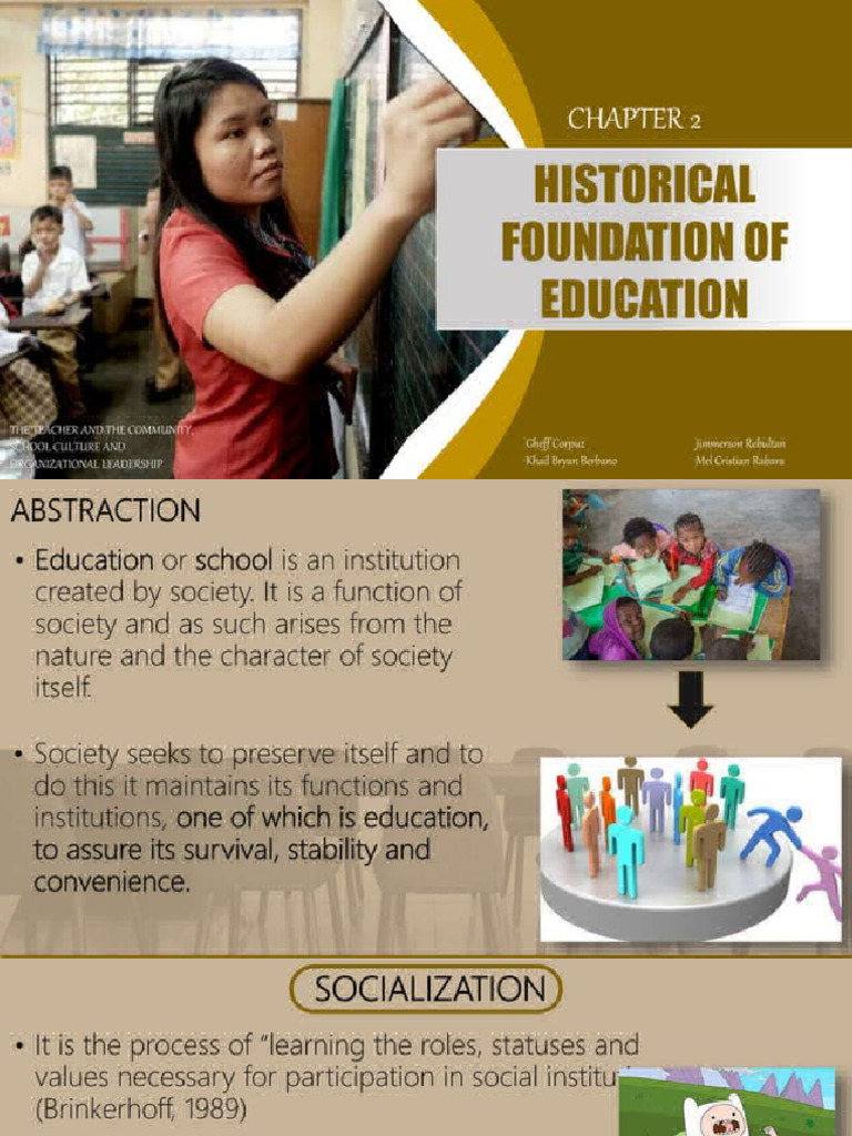 GepFelaire Historical Foundation of Education 229495779 | PDF