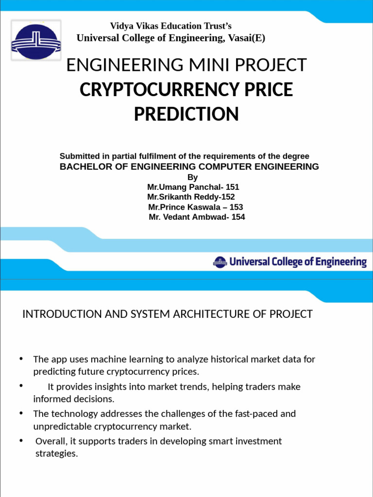 Cryptocurrency Price Prediction App | PDF | Cryptocurrency | Machine  Learning