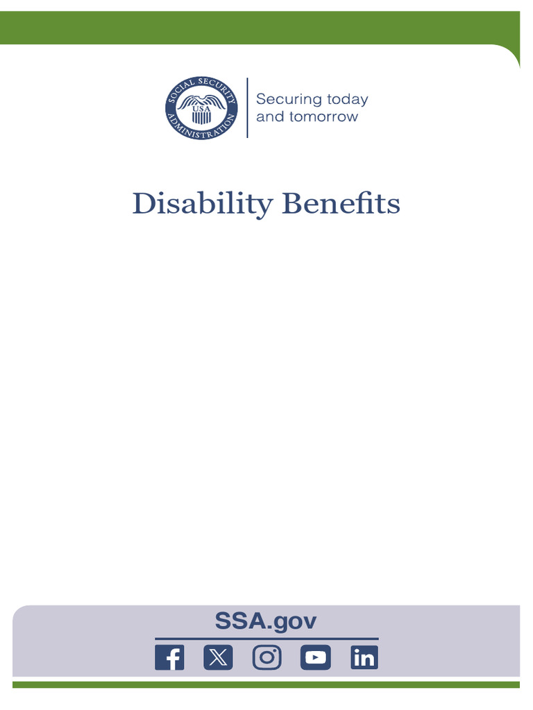 Understanding Social Security Disability Benefits | PDF | Supplemental ...