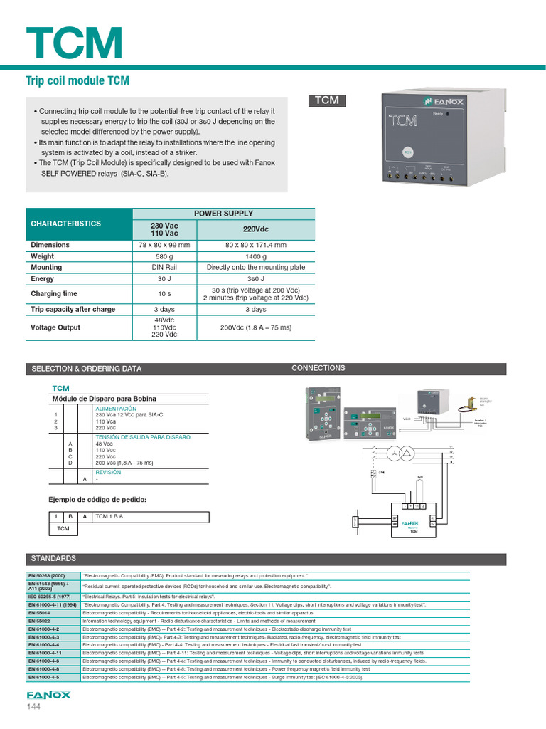 TCM Specifications and Standards Guide | PDF | Electromagnetic ...