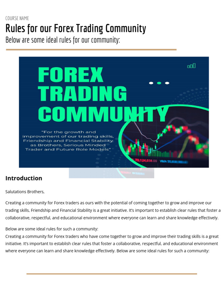 FOREX RULES AND REGULATIONS visual data 6