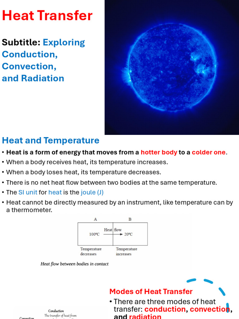 Heat Transfer: Conduction, Convection, Radiation | PDF | Heat Transfer ...