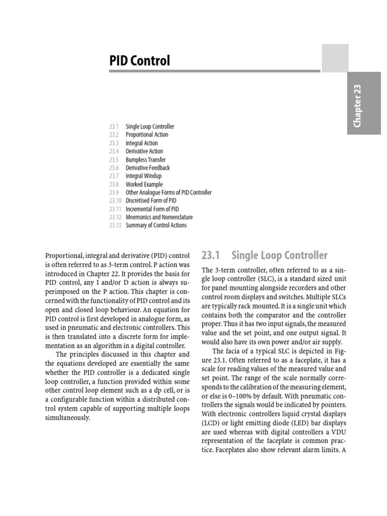 Understanding PID Control Mechanisms | PDF | Control Theory | Mechanics
