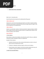 Lecture 6 - Unit 1 CH 2 Concepts and Definitions NOTES | PDF | Evidence ...