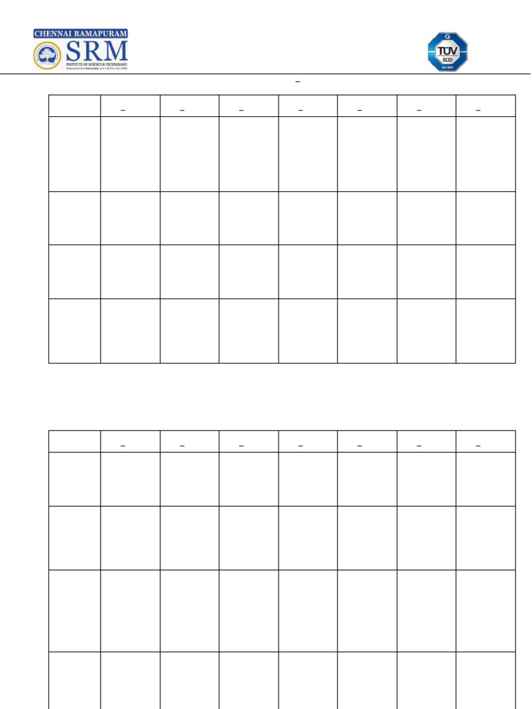 II Semester Time Table 2024-2025 | PDF | Engineering | Analysis
