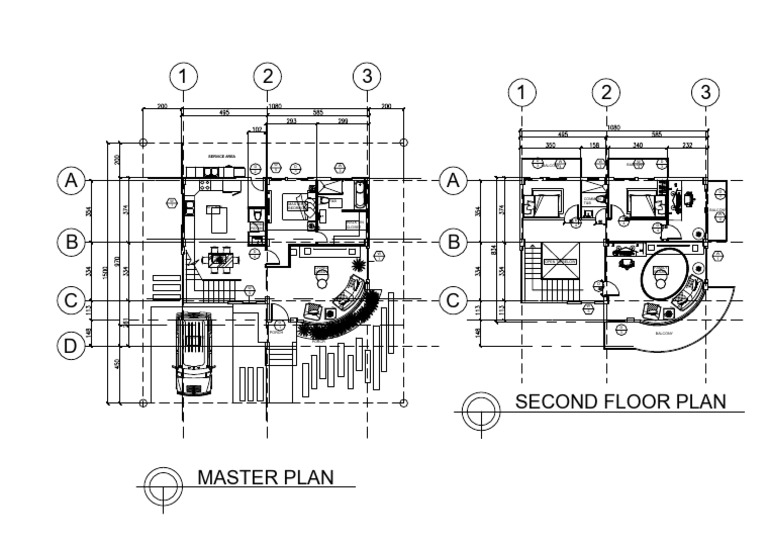 Second Floor Plan Layout Guide | PDF | Home | Room
