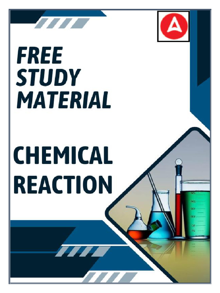 ADDA RRB NTPC Chemical Reaction | PDF | Chemical Reactions | Reaction Rate