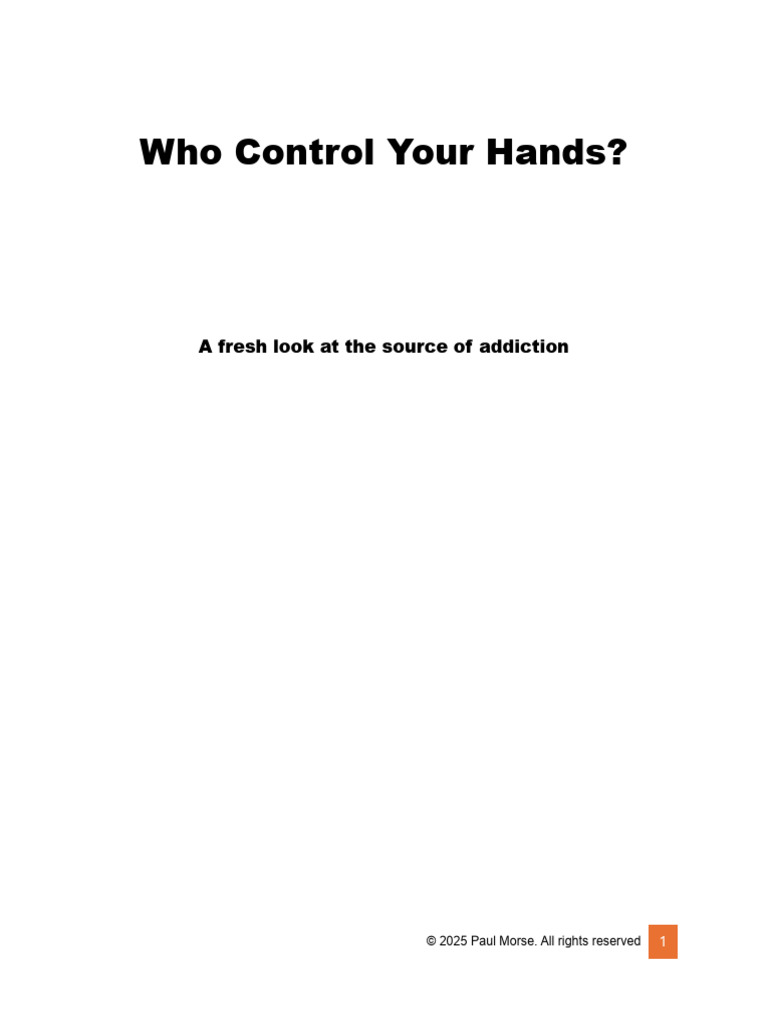 Who Controls Your Hands ? | PDF | Sleep | Alcoholism