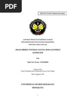 Download Laporan PIM  Arang Briket Tongkol Jagung Sebagai Energi Alter Nat If B by anon-69746 SN8508864 doc pdf