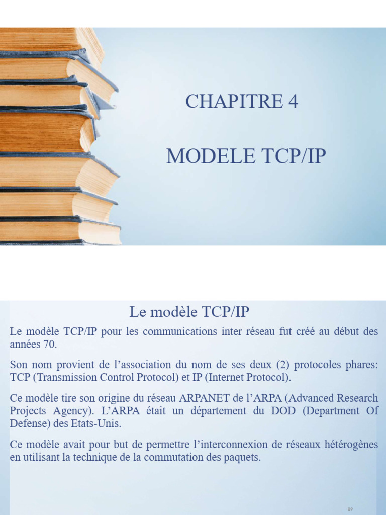 Comprendre le modèle TCP/IP | PDF | Suite des protocoles Internet ...