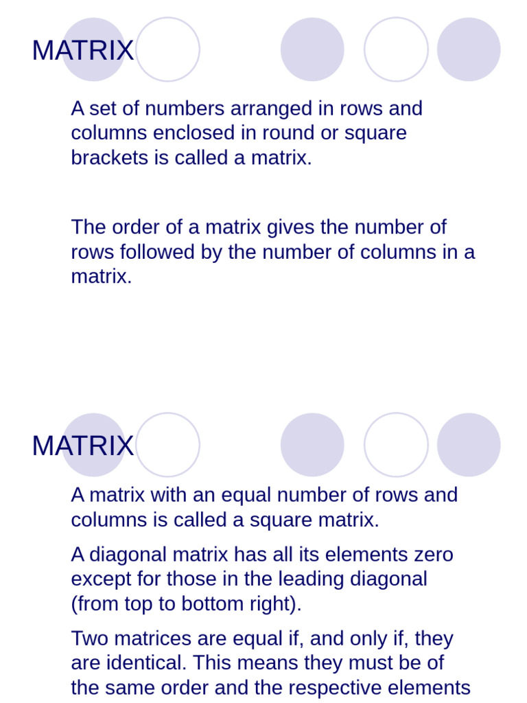 Matrix Transformation | PDF