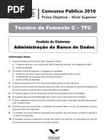 Badesc10 Prova Nivel Superior Adm Bco Dados