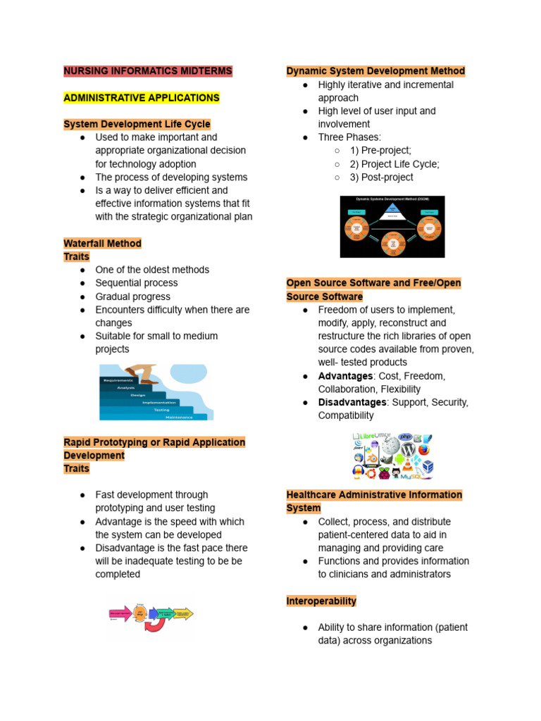 Nursing Informatics Midterm Overview | PDF | Electronic Health Record ...