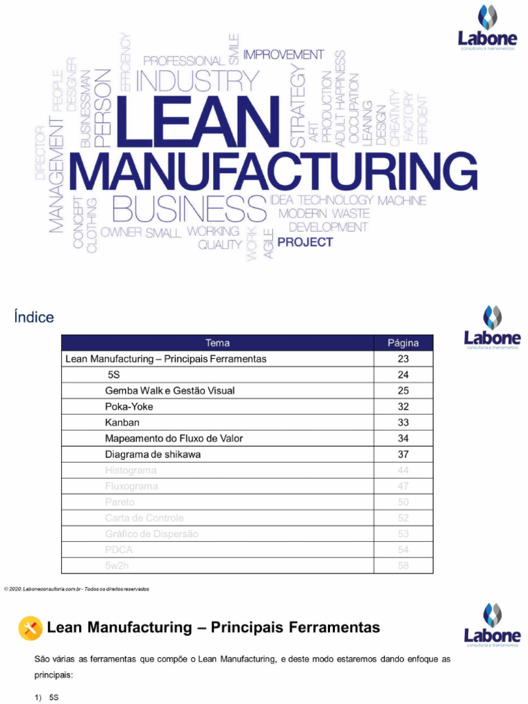 Labone Lean Manufacturing MÓDULO 2 | PDF