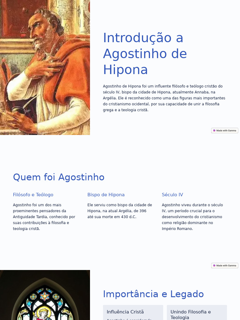 Introducao A Agostinho de Hipona | PDF | Teologia | Agostinho de Hipona
