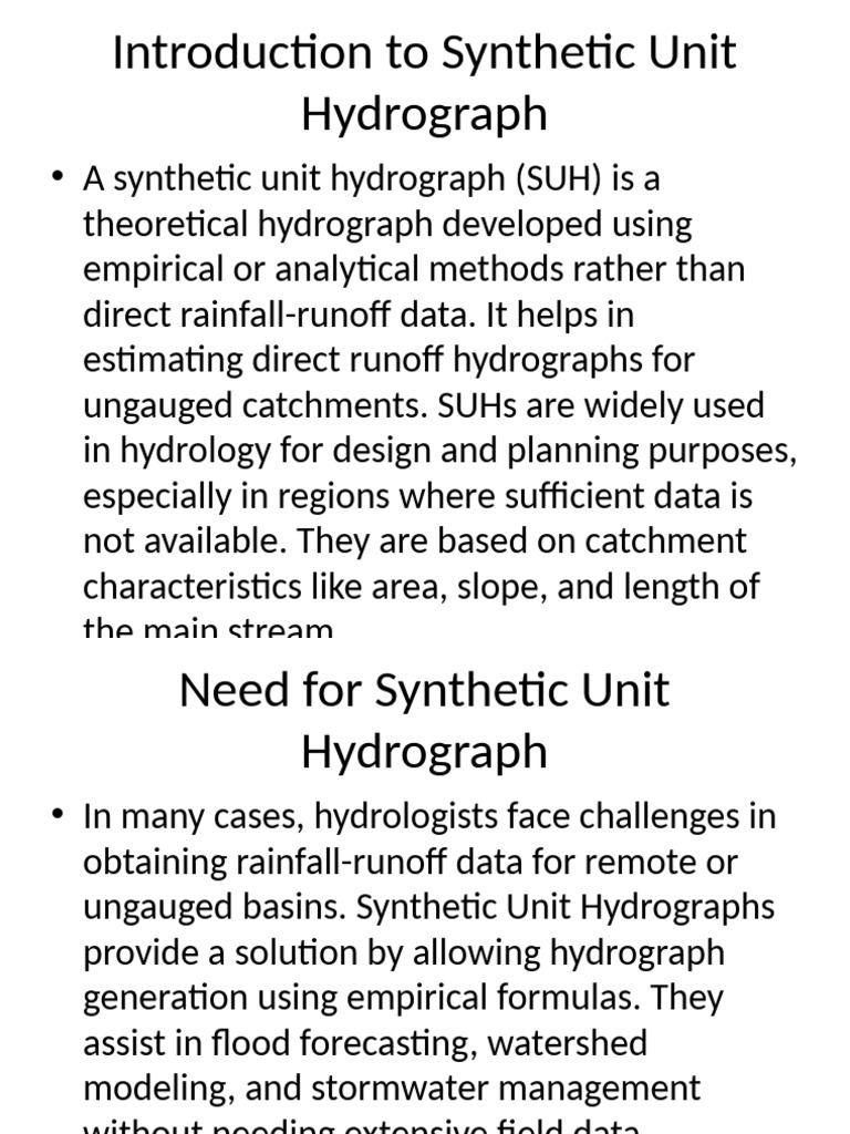 Engineering Hydrology Unit 3 | PDF | Hydrology | Drainage Basin