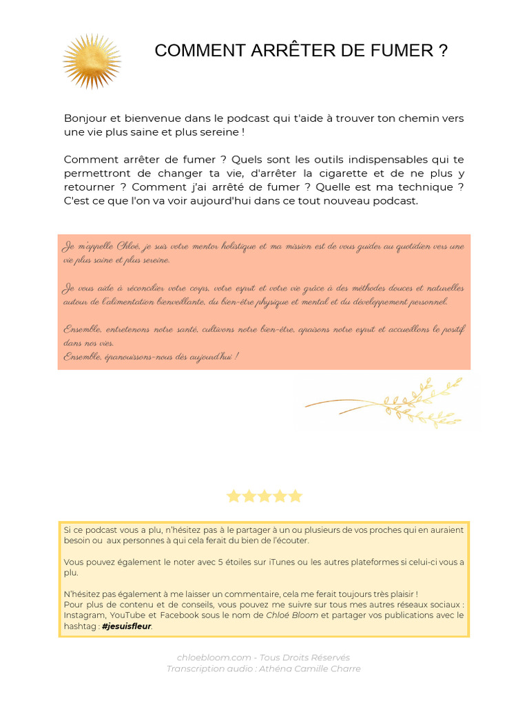 Arrêter de fumer : Guide pratique | PDF | Sevrage tabagique | Cigarette