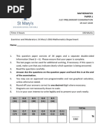 St Stithians Maths Past Papers Overview | PDF | Debt | Earthquakes