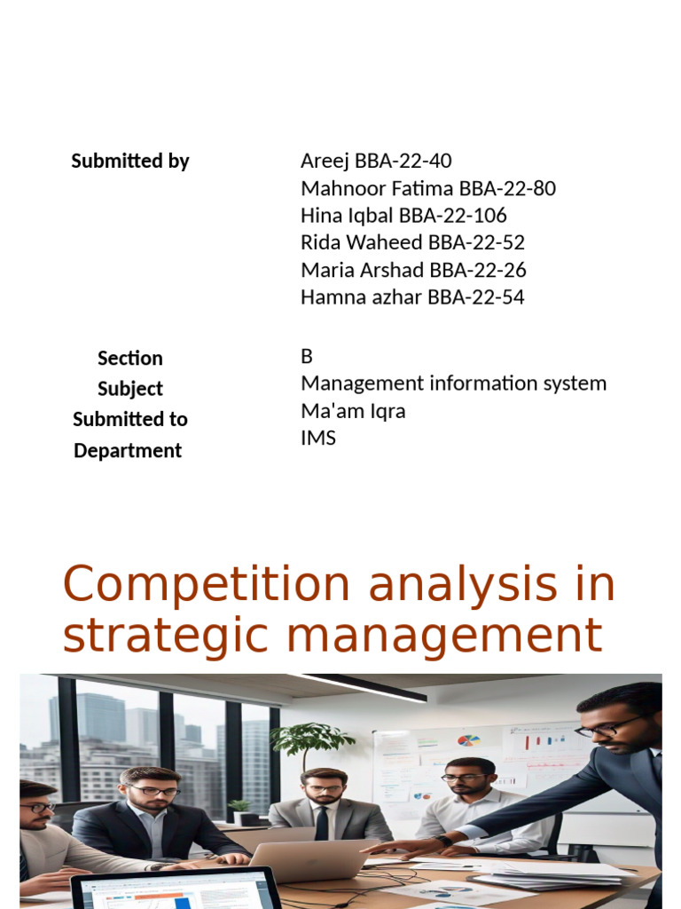 Competition Analysis in Strategic Management | PDF | Strategic ...