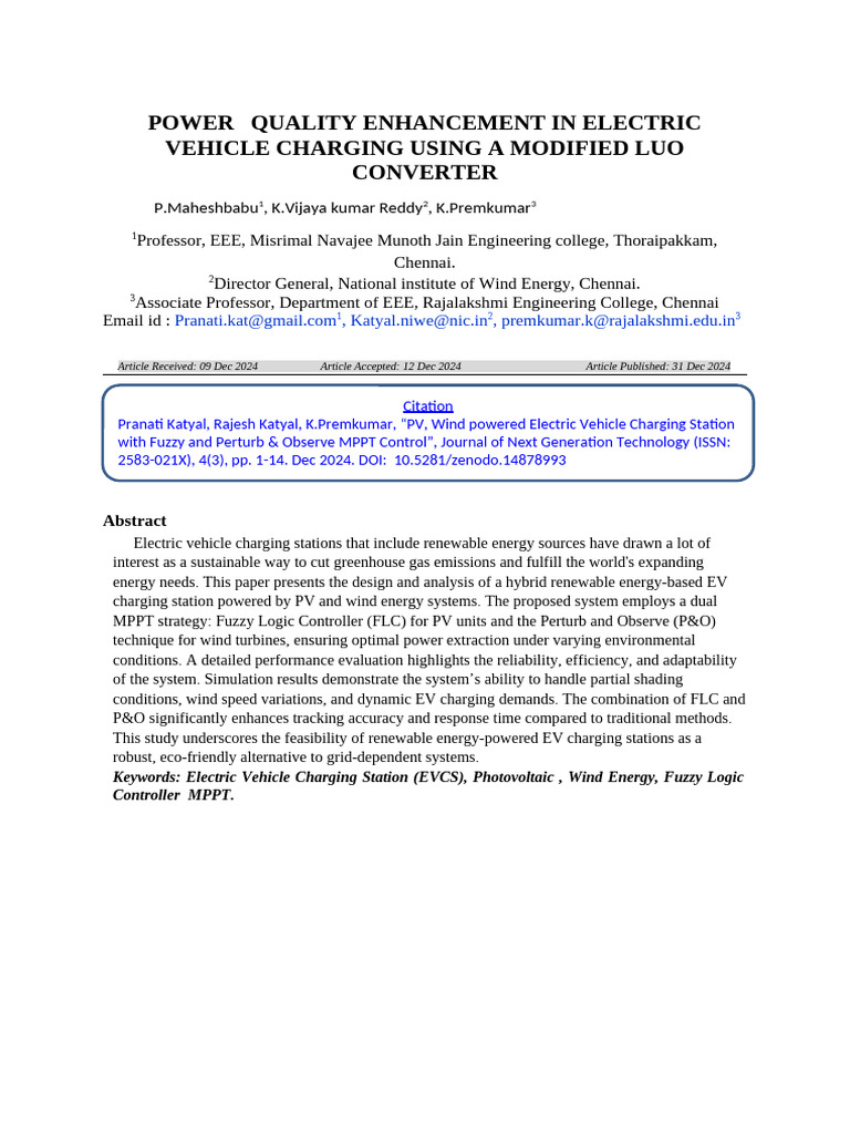 Renewable Energy EV Charging Solutions | PDF | Rectifier ...