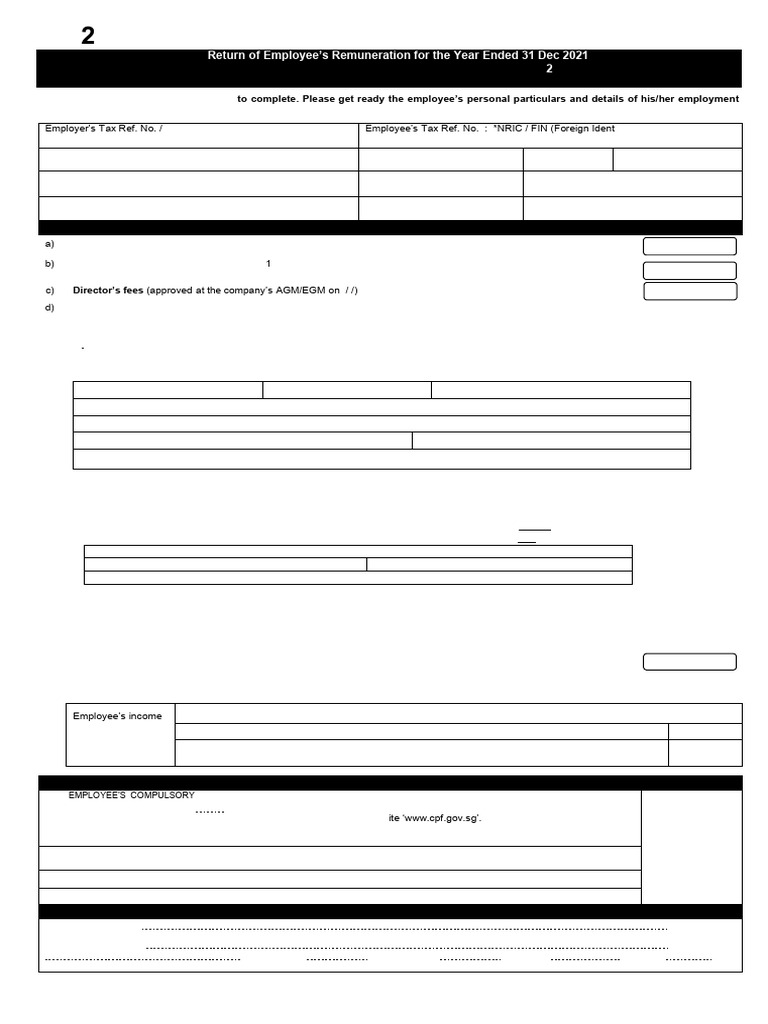 IR8A Form Submission Guide 2022 | PDF | Pension | Taxes